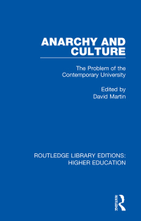 Cover image: Anarchy and Culture 1st edition 9781138323124