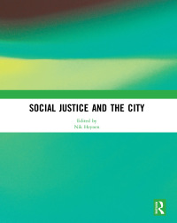 Cover image: Social Justice and the City 1st edition 9781138322745