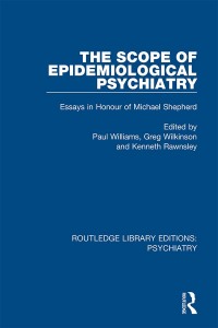 Titelbild: The Scope of Epidemiological Psychiatry 1st edition 9781138322752