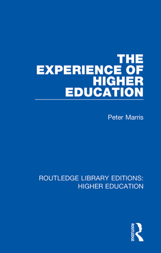 Cover image: The Experience of Higher Education 1st edition 9781138319707