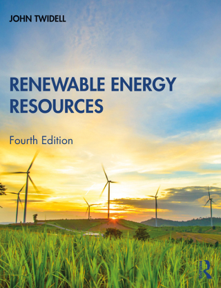 Cover image: Renewable Energy Resources 4th edition 9781032269252