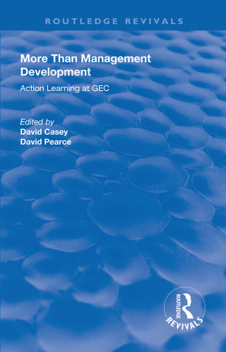 Imagen de portada: More Than Management Development 1st edition 9781138321359