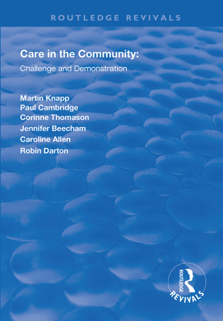 Cover image: Care in the Community 1st edition 9781138612181