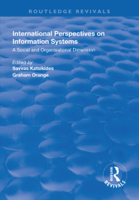 Cover image: International Perspectives on Information Systems 1st edition 9781138319189