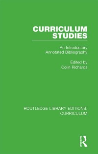 Cover image: Curriculum Studies 1st edition 9781138319004