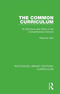 Imagen de portada: The Common Curriculum 1st edition 9781138318809