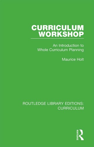 Imagen de portada: Curriculum Workshop 1st edition 9781138318786