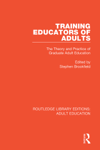 Cover image: Training Educators of Adults 1st edition 9781138319653