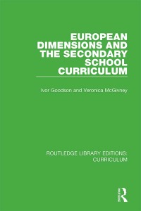 Cover image: European Dimensions and the Secondary School Curriculum 1st edition 9781138321601