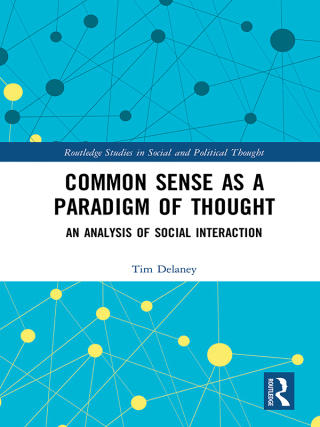 Imagen de portada: Common Sense as a Paradigm of Thought 1st edition 9781138318199
