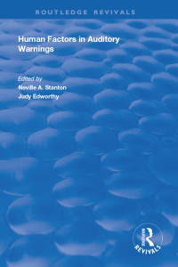 Imagen de portada: Human Factors in Auditory Warnings 1st edition 9781138316300