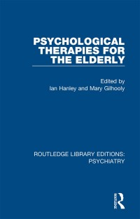 Cover image: Psychological Therapies for the Elderly 1st edition 9781138315792