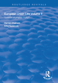 Titelbild: European Union Law 1st edition 9781138313170