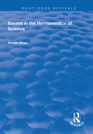 Cover image: Essays in the Hermeneutics of Science 1st edition 9781138313019
