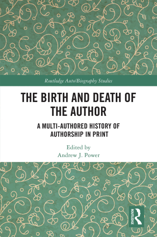 Cover image: The Birth and Death of the Author 1st edition 9780367539832