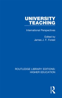 Cover image: University Teaching 1st edition 9781138311015
