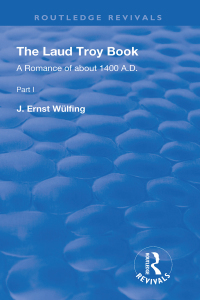 Cover image: The Laud Troy Book 1st edition 9781138310827