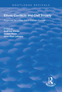 Cover image: Ethnic Conflicts and Civil Society 1st edition 9781138625938