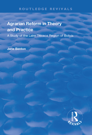 Cover image: Agrarian Reform in Theory and Practice 1st edition 9781138610101