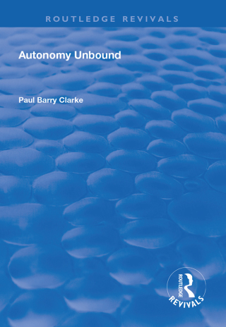 Titelbild: Autonomy Unbound 1st edition 9781138607668