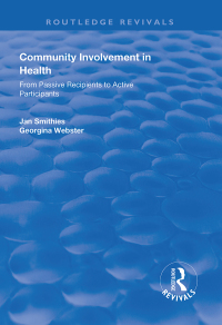 صورة الغلاف: Community Involvement in Health 1st edition 9781138624603