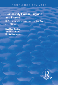 Cover image: Community Care in England and France 1st edition 9781138624528