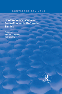 Titelbild: Contemporary Issues in Socio–Economic Reform in Zambia 1st edition 9781138611245