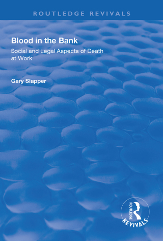 Imagen de portada: Blood in the Bank 1st edition 9781138611689