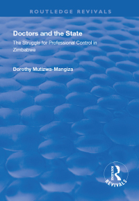 Omslagafbeelding: Doctors and the State 1st edition 9781138618398