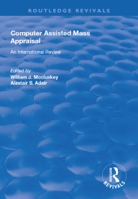 表紙画像: Computer Assisted Mass Appraisal 1st edition 9781138617483