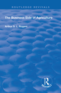 Cover image: The Business Side of Agriculture 1st edition 9781138601727