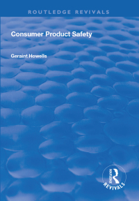 Cover image: Consumer Product Safety 1st edition 9781138616356