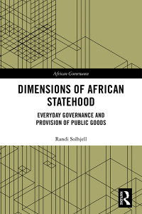 صورة الغلاف: Dimensions of African Statehood 1st edition 9780367784850
