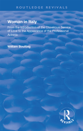 Omslagafbeelding: Woman in Italy 1st edition 9781138609396