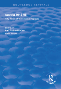 Cover image: Austria, 1945-1995 1st edition 9781138610620