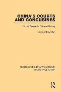 Cover image: China's Courts and Concubines 1st edition 9781138579996