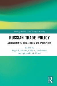 Imagen de portada: Russian Trade Policy 1st edition 9781138614499