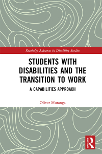 صورة الغلاف: Students with Disabilities and the Transition to Work 1st edition 9781138611825