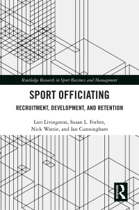 Cover image: Sport Officiating 1st edition 9781138610576