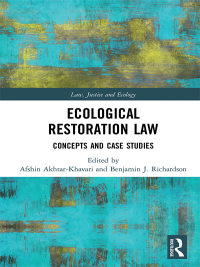 صورة الغلاف: Ecological Restoration Law 1st edition 9780367662271