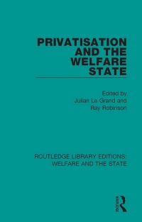 Cover image: Privatisation and the Welfare State 1st edition 9781138603622