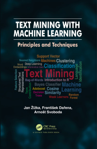 Imagen de portada: Text Mining with Machine Learning 1st edition 9781138601826