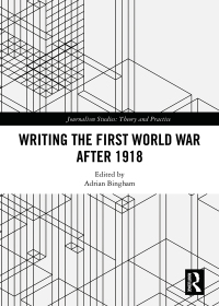 Cover image: Writing the First World War after 1918 1st edition 9780367588731