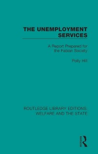 Omslagafbeelding: The Unemployment Services 1st edition 9781138601468