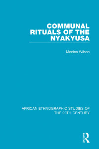 Immagine di copertina: Communal Rituals of the Nyakyusa 1st edition 9781138600348