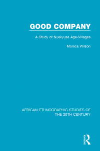 Cover image: Good Company 1st edition 9781138600317