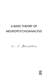 Imagen de portada: A Basic Theory of Neuropsychoanalysis 1st edition 9780367106874