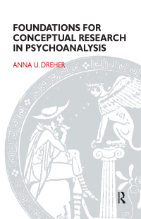 Titelbild: Foundations for Conceptual Research in Psychoanalysis 1st edition 9780367105112