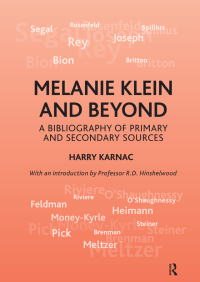 Cover image: Melanie Klein and Beyond 1st edition 9780367325558