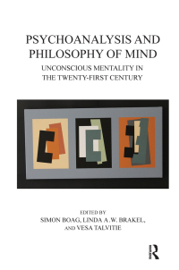 表紙画像: Psychoanalysis and Philosophy of Mind 1st edition 9781782201793